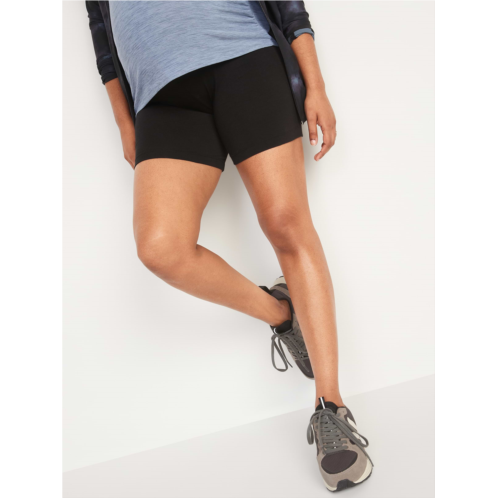 OldNavy Maternity Full-Panel Biker Shorts -- 6-inch inseam