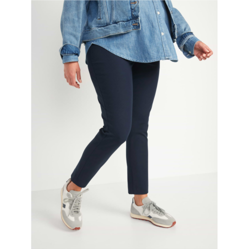 OldNavy Maternity Full-Panel Pixie Ankle Pants