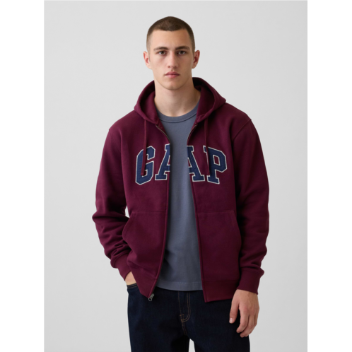 Gap Adult VintageSoft Arch Logo Zip Hoodie