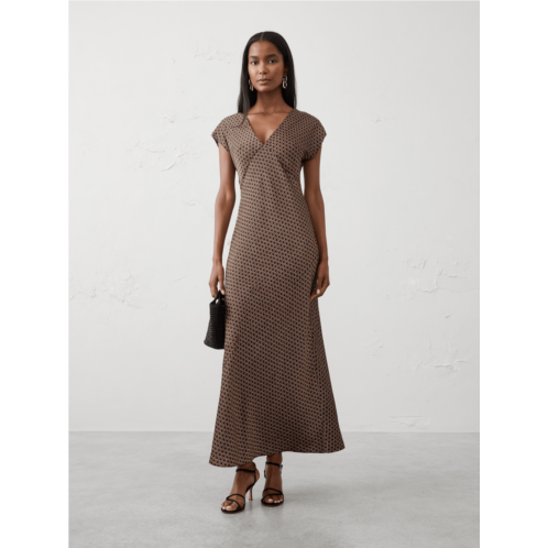 bananarepublic Flutter-Sleeve Maxi Dress