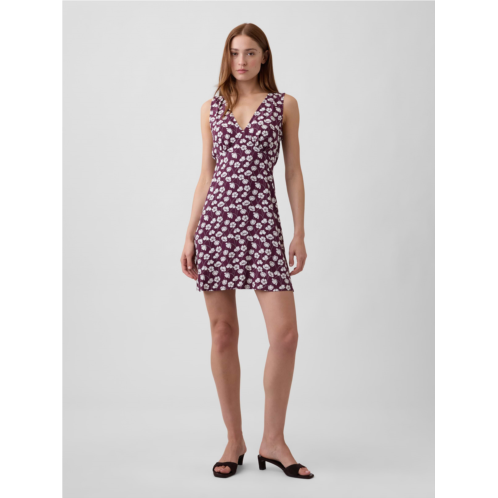 Gap Sleeveless V-Neck Mini Dress