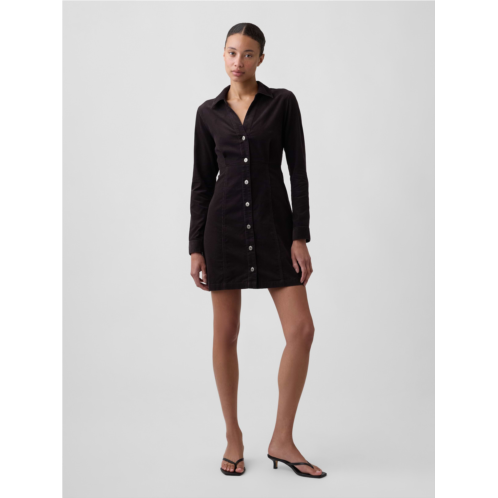 Gap Fitted Collared Mini Dress