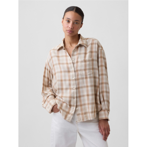 Gap Oversized Shirt in Flannel