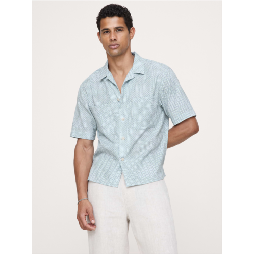 Bananarepublic Relaxed-Fit Seersucker Resort Shirt