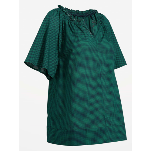 OldNavy Maternity Ruffle-Collar Popover Top