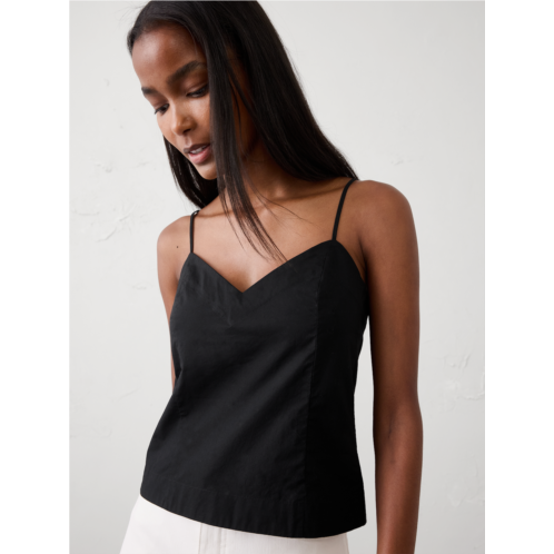 bananarepublic Pleated Swing Cropped Top