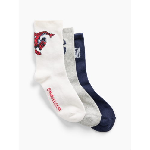GapKids Marvel Spider-Man Crew Socks (3-Pack)