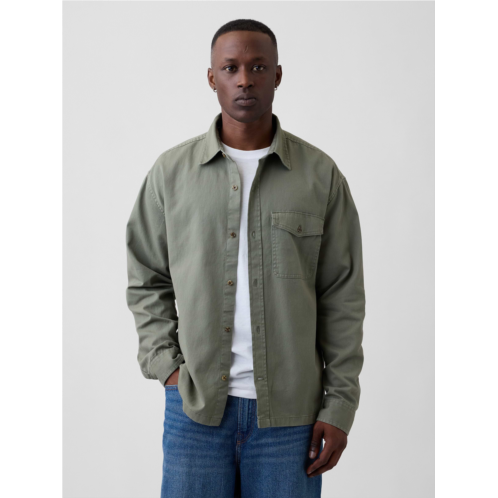 Gap Twill Shirt in Boxy Fit