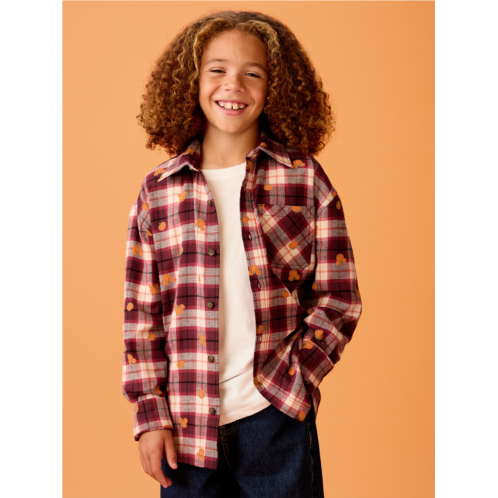 Old Navy x Disney Mickey Mouse Oversized Flannel Gender-Neutral Shirt for Kids