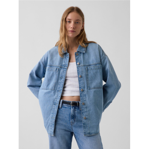 Gap Denim Oversized Shirt Jacket