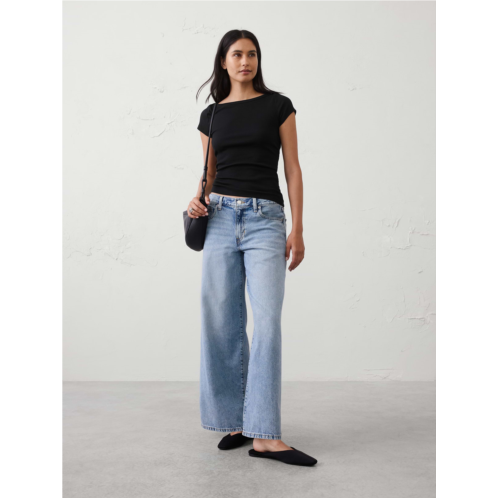 bananarepublic Ribbed Boatneck Top