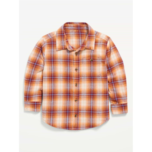 OldNavy Long-Sleeve Plaid Flannel Shirt for Toddler Boys