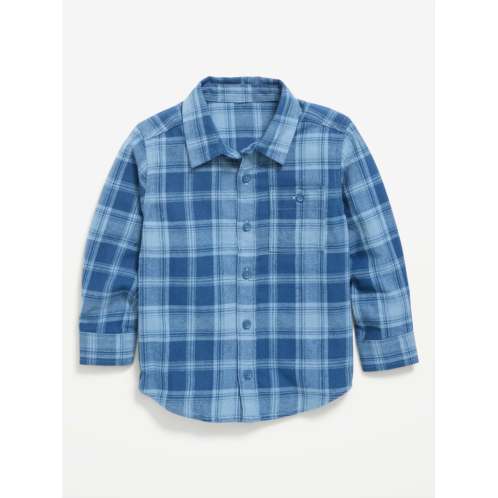 OldNavy Long-Sleeve Plaid Flannel Shirt for Toddler Boys