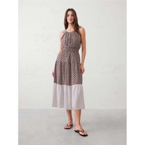 bananarepublic Tied-Shoulder Maxi Dress