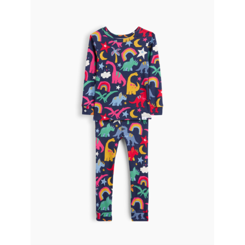 Gap Baby & Toddler Organic Brushed Cotton Rainbow Dino PJ Set