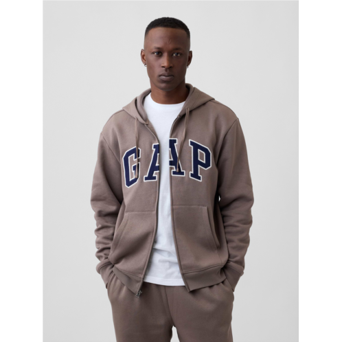 Relaxed Gap Logo Zip Hoodie