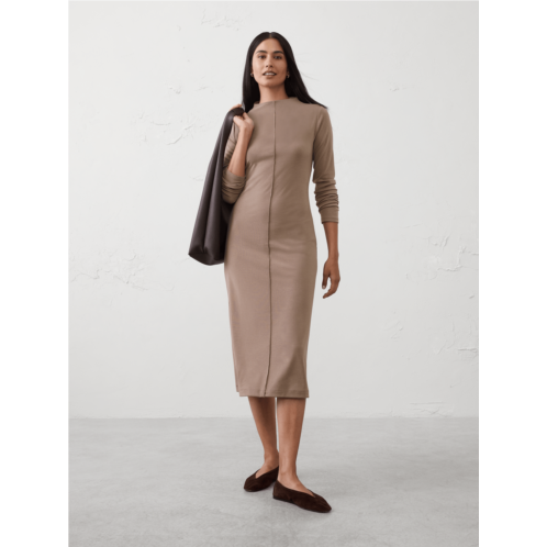 bananarepublic Cozy Ribbed Knit Midi Dress