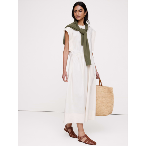 Bananarepublic Cotton Poplin Maxi Dress