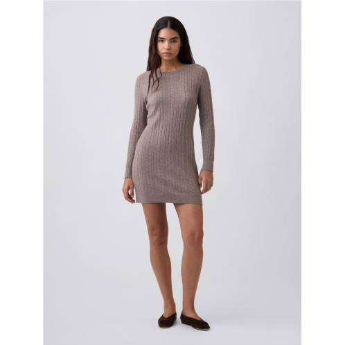 Gap CashSoft Cable-Knit Mini Dress