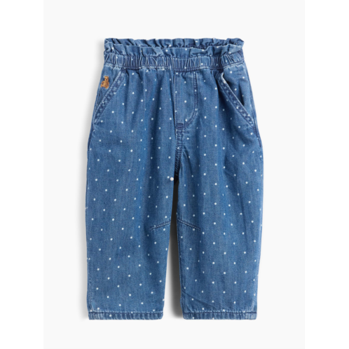 Gap Baby Polka Dot Pull-On Ruffle Barrel Jeans