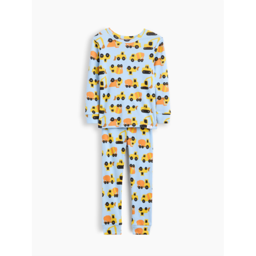 Gap Baby & Toddler Organic Brushed Cotton Construction Truck PJ Set