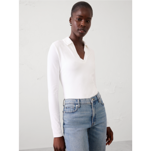 bananarepublic Soft Stretch Polo Top