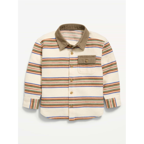 OldNavy Long-Sleeve Utility Pocket Shirt for Toddler Boys