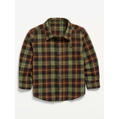 OldNavy Long-Sleeve Plaid Flannel Shirt for Toddler Boys