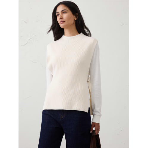 bananarepublic Side-Tie Sweater Poncho