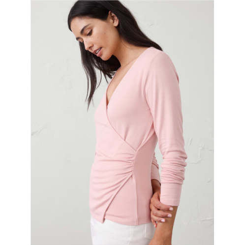 bananarepublic Soft Luxe Wrap Top