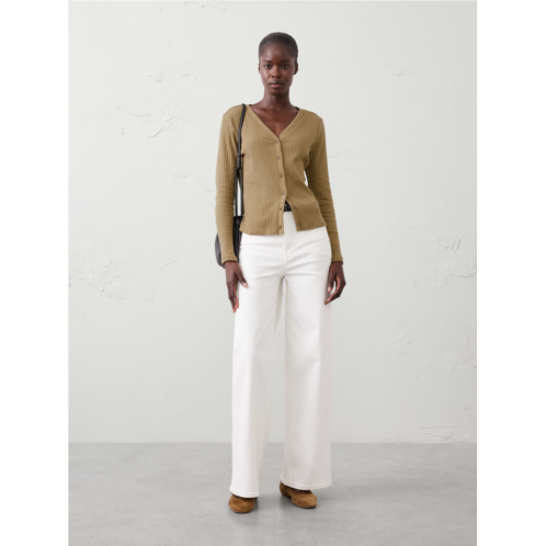 bananarepublic Pointelle Ribbed Cardigan