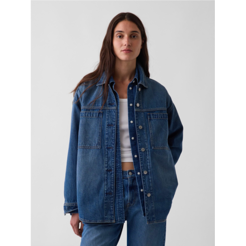Gap Denim Oversized Shirt Jacket