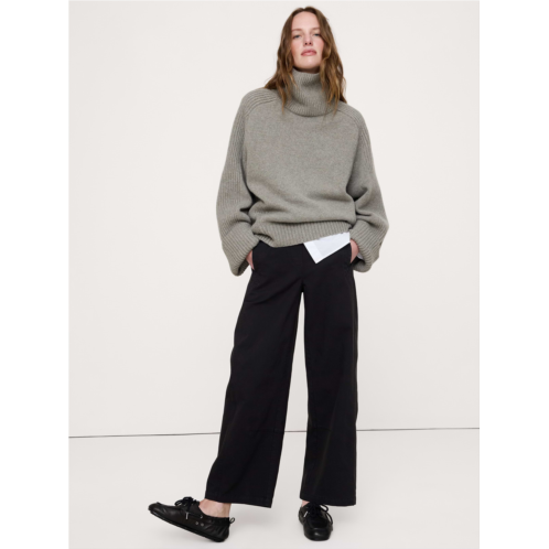 Bananarepublic Wool-Blend Funnel-Neck Sweater