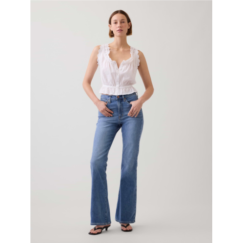 Gap High Rise 70s Flare Jeans