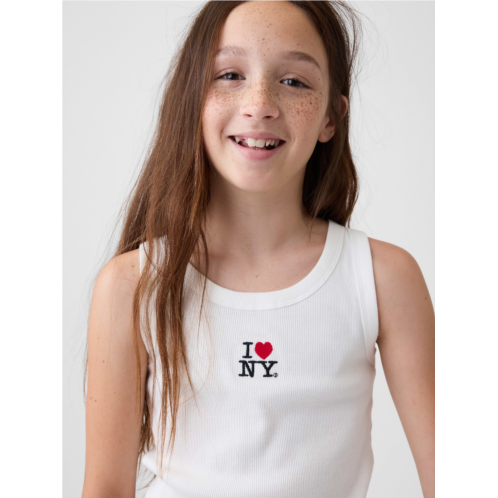 Gap Kids I Heart NY Rib Tank Top
