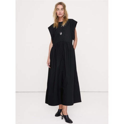 Bananarepublic Cotton Poplin Maxi Dress