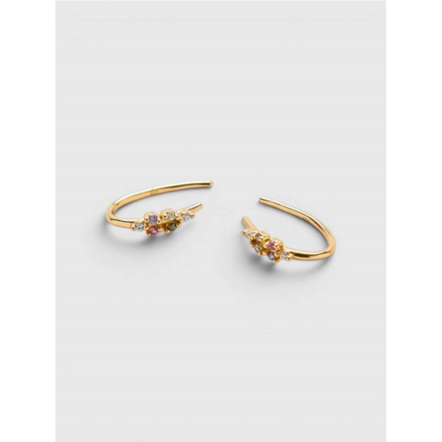 Gap Admiral Row Multi-stone Open Ear Huggies