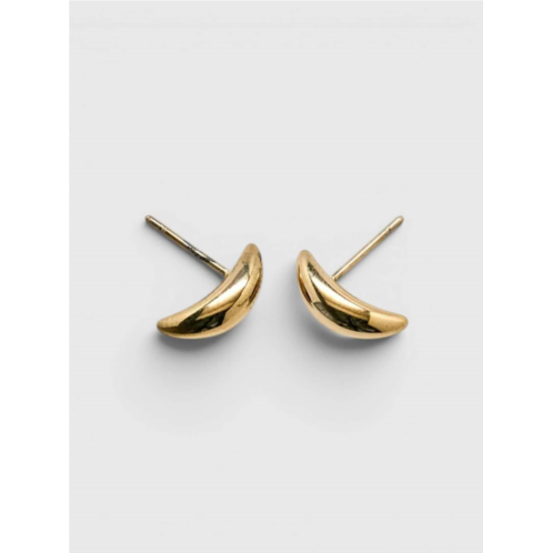 Gap Admiral Row Luna Curved Gold Stud Earrings