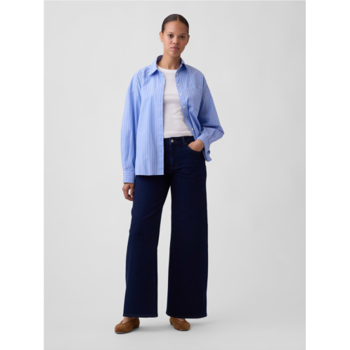 Gap Curvy Mid Rise Wide-Leg Jeans