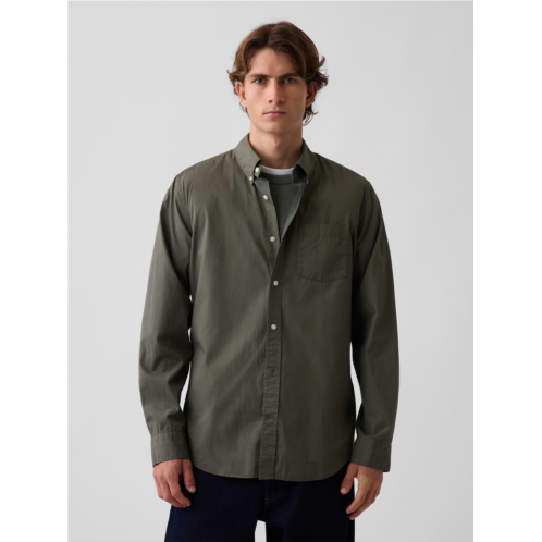 Gap Organic Cotton Poplin Classic Shirt