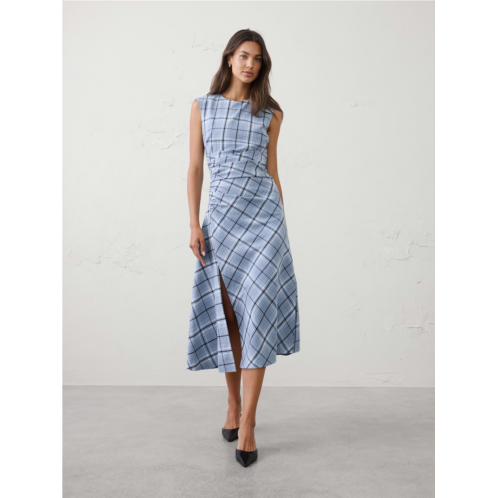 bananarepublic High-Neck Draped Midi Dress