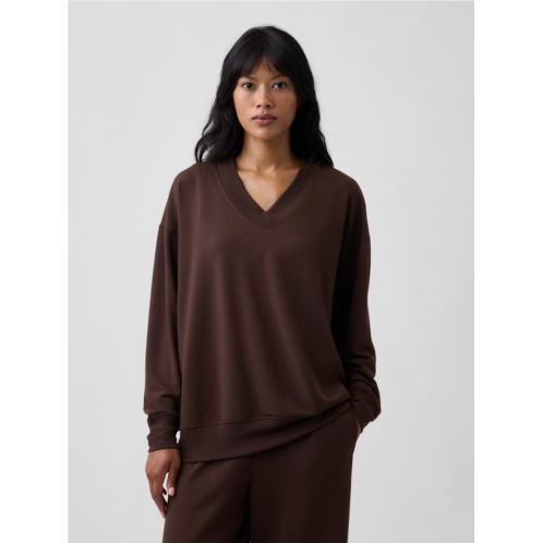 Gap CloudLight Oversized V-Neck Sweatshirt