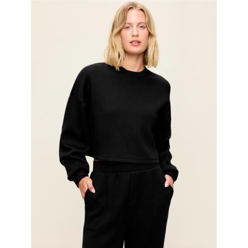 OldNavy Bounce Fleece Crew-Neck Cropped Sweatshirt