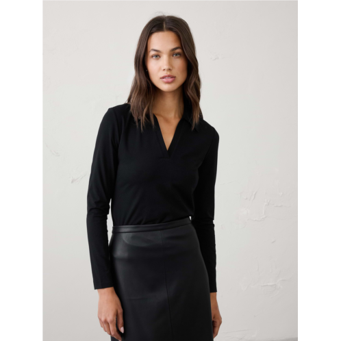 bananarepublic Soft Stretch Polo Top