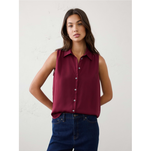 bananarepublic Silky Collared Top