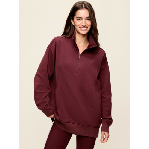 OldNavy Dynamic Fleece Half-Zip Tunic Sweatshirt