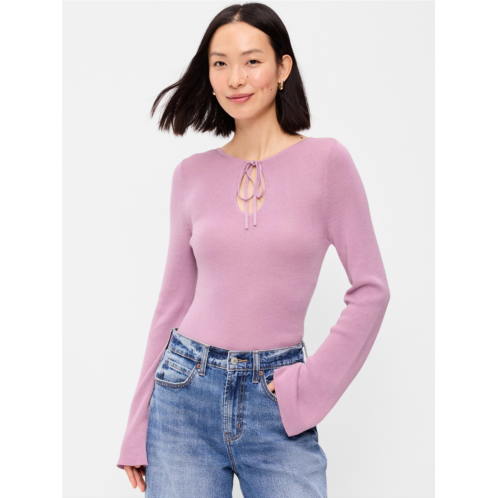OldNavy Bell-Sleeve Keyhole Top