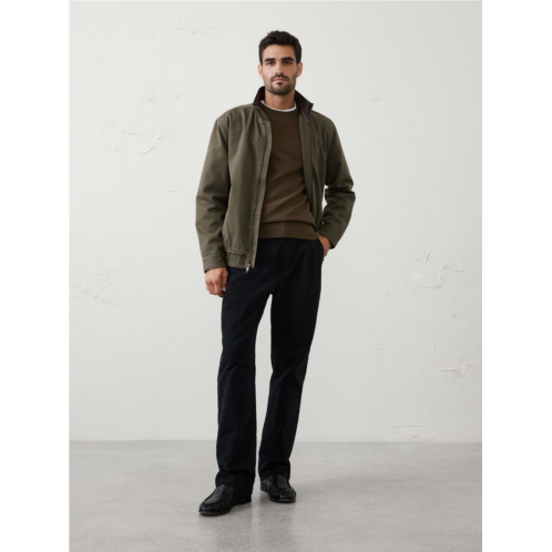bananarepublic Peached Cotton Zip Jacket