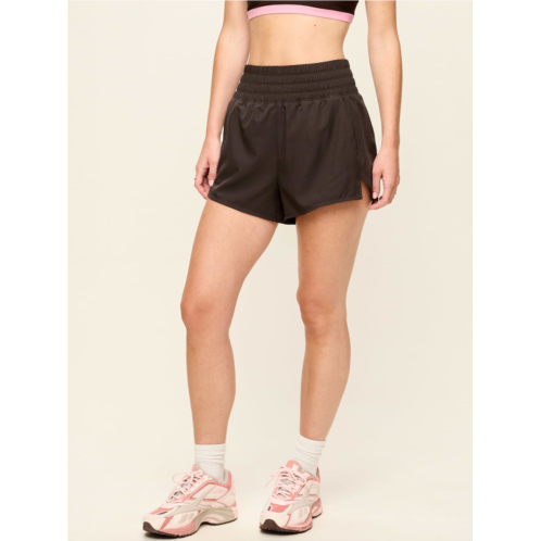 OldNavy Extra High-Waisted Crinkle Run Shorts -- 3-inch inseam