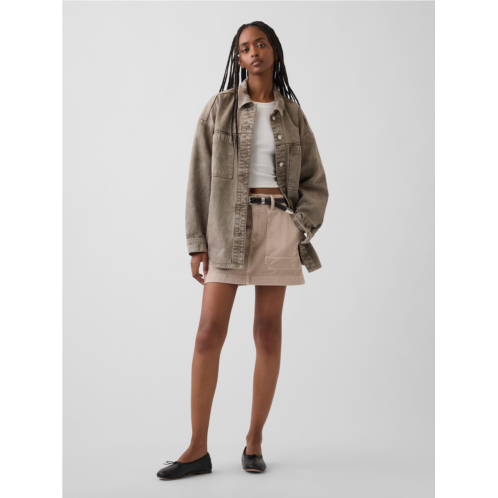 Gap High Rise Mini Utility Skort